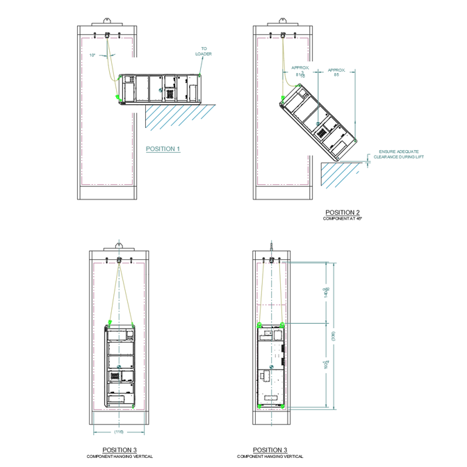 Hoisting Plan for a Conveyor Sled